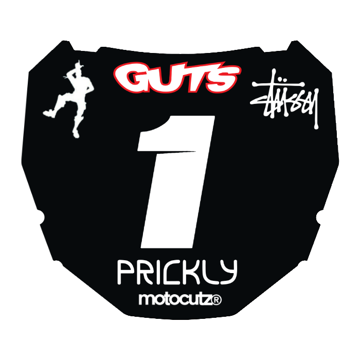 CUSTOM ODI NUMBER PLATE DECAL