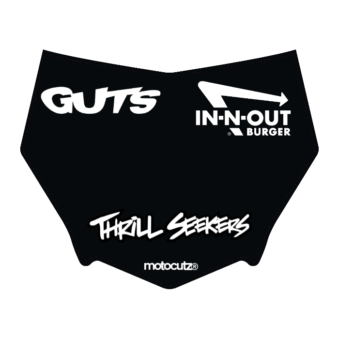 CUSTOM MOTOCUTZ FRONT PLATE DECAL