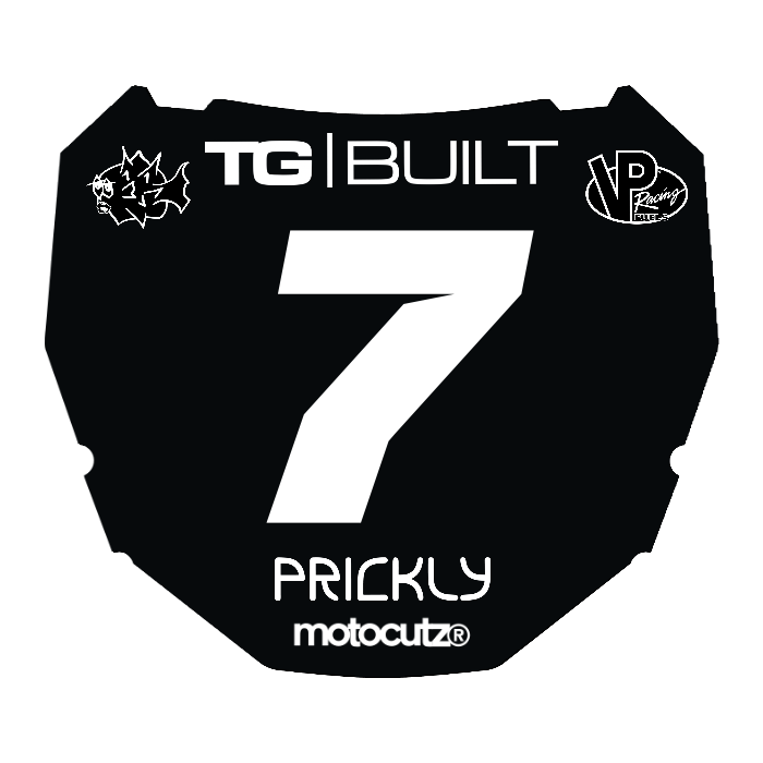 CUSTOM ODI NUMBER PLATE DECAL