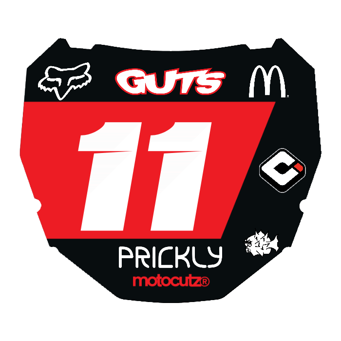 CUSTOM ODI NUMBER PLATE DECAL