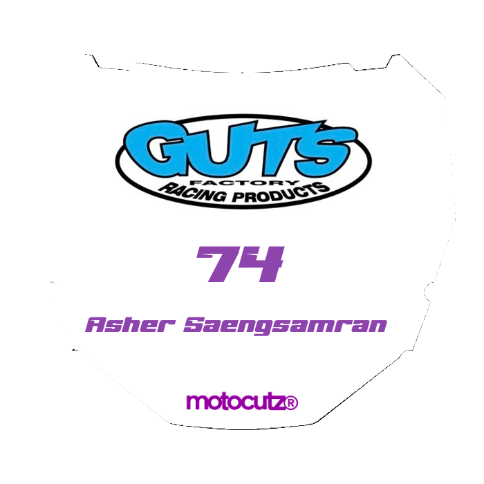 CUSTOM ODI NUMBER PLATE DECAL