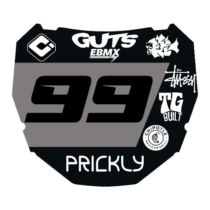 CUSTOM ODI NUMBER PLATE DECAL