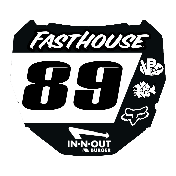 CUSTOM ODI NUMBER PLATE DECAL