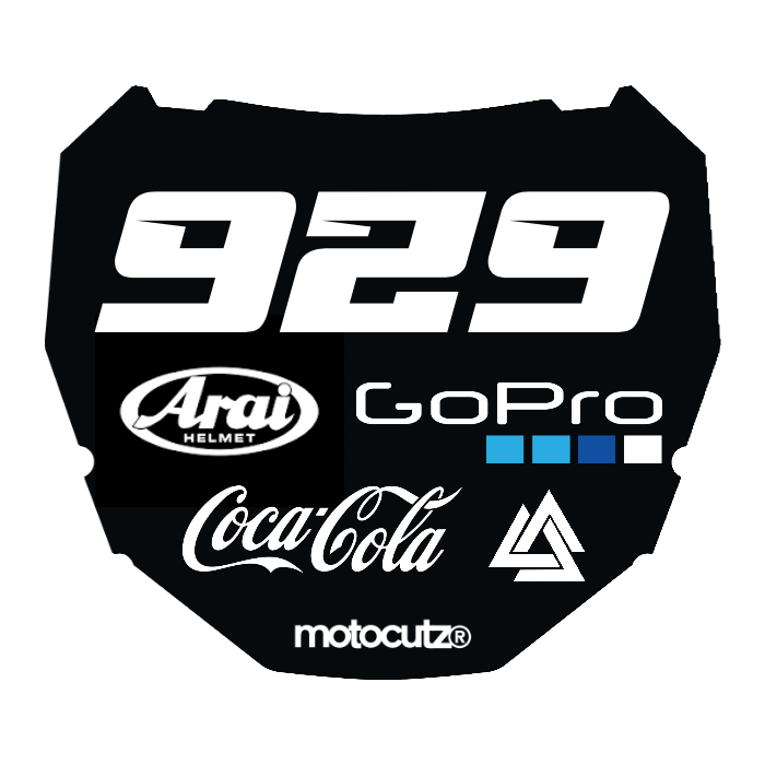 CUSTOM ODI NUMBER PLATE DECAL