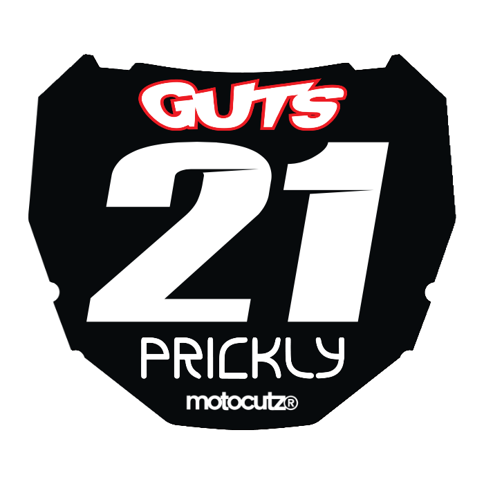 CUSTOM ODI NUMBER PLATE DECAL