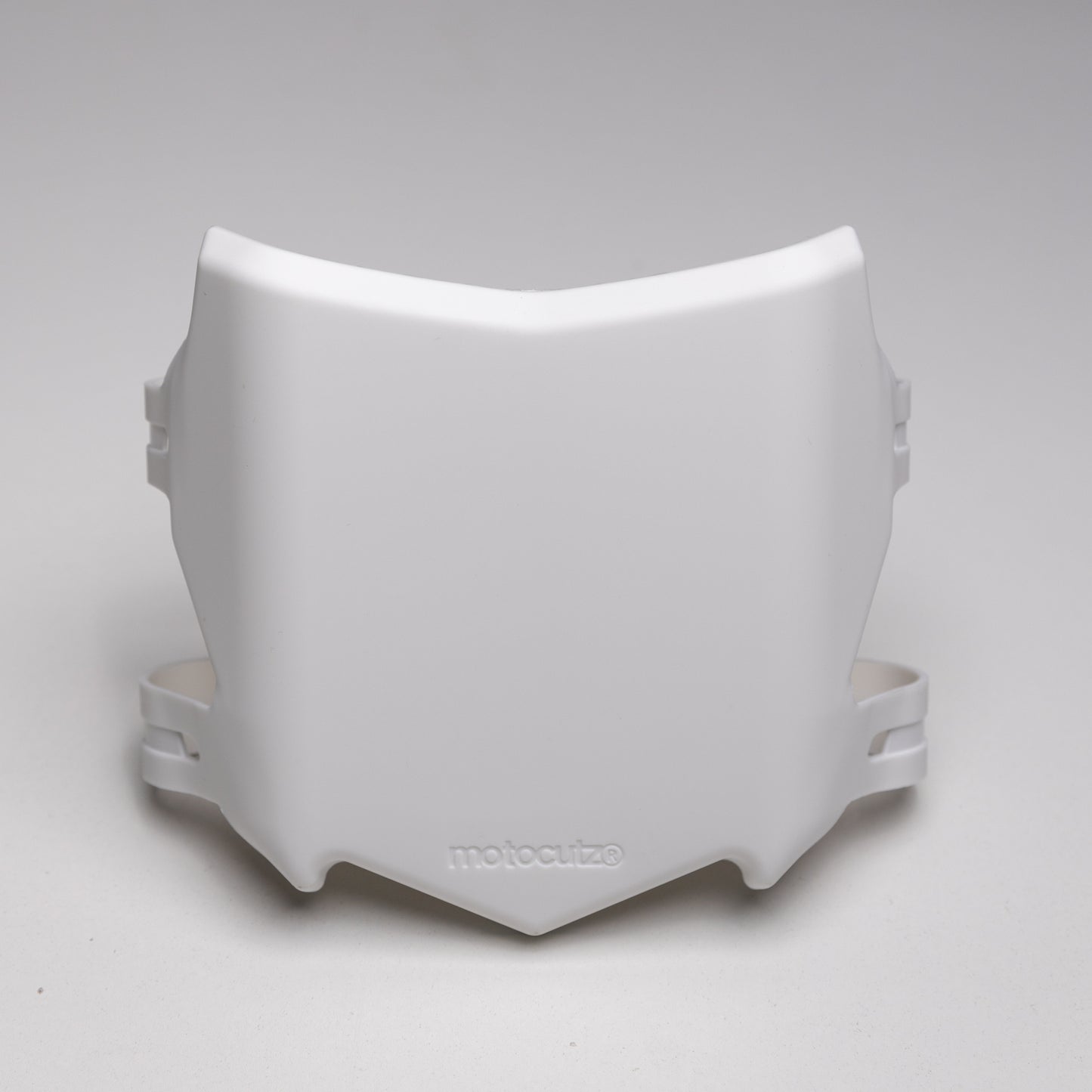 MOTOCUTZ X TG BUILT FRONT NUMBER PLATE WHITE