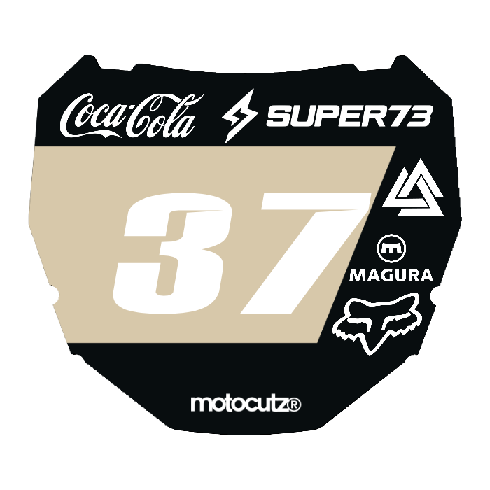 CUSTOM ODI NUMBER PLATE DECAL