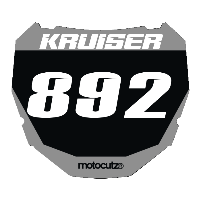 CUSTOM ODI NUMBER PLATE DECAL