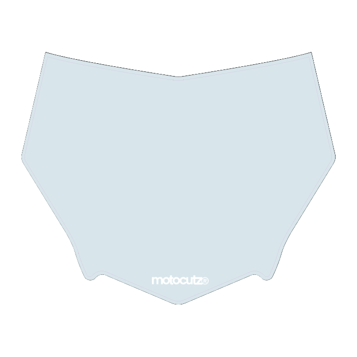 CUSTOM MOTOCUTZ FRONT PLATE DECAL