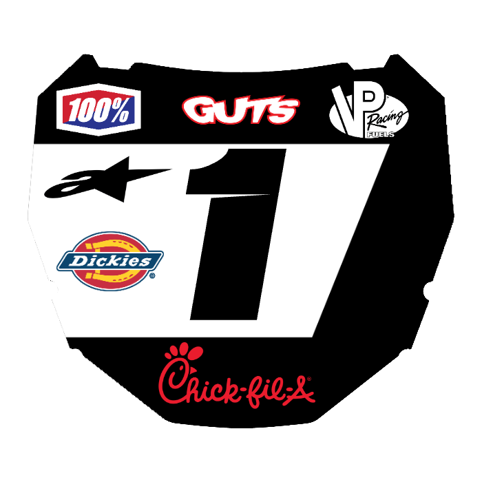 CUSTOM ODI NUMBER PLATE DECAL