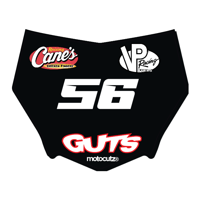 CUSTOM MOTOCUTZ FRONT PLATE DECAL