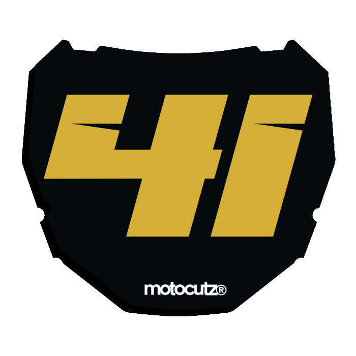 CUSTOM ODI NUMBER PLATE DECAL