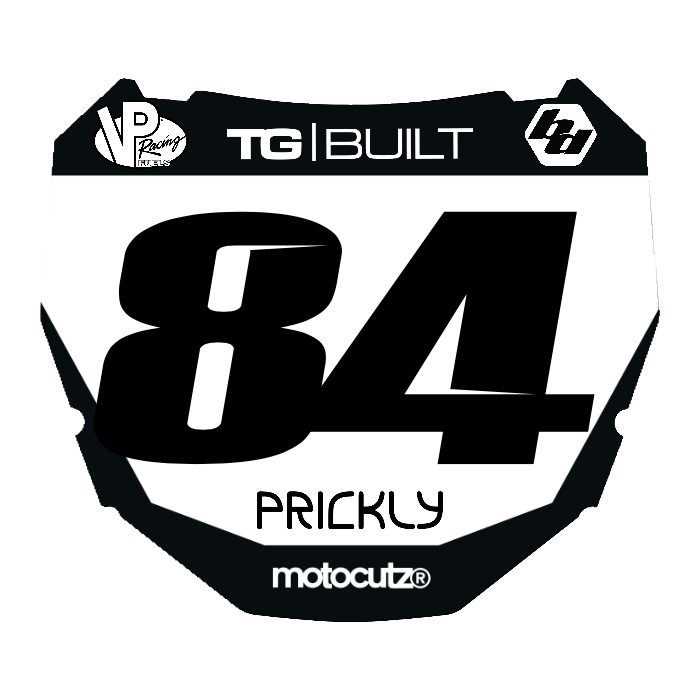 CUSTOM ODI NUMBER PLATE DECAL