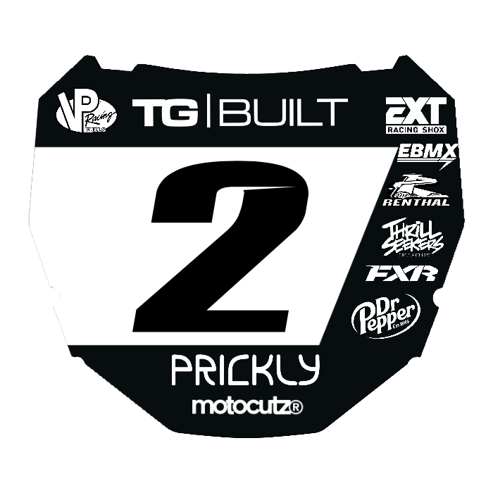 CUSTOM ODI NUMBER PLATE DECAL
