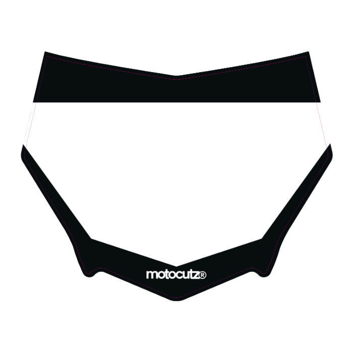CUSTOM MOTOCUTZ FRONT PLATE DECAL
