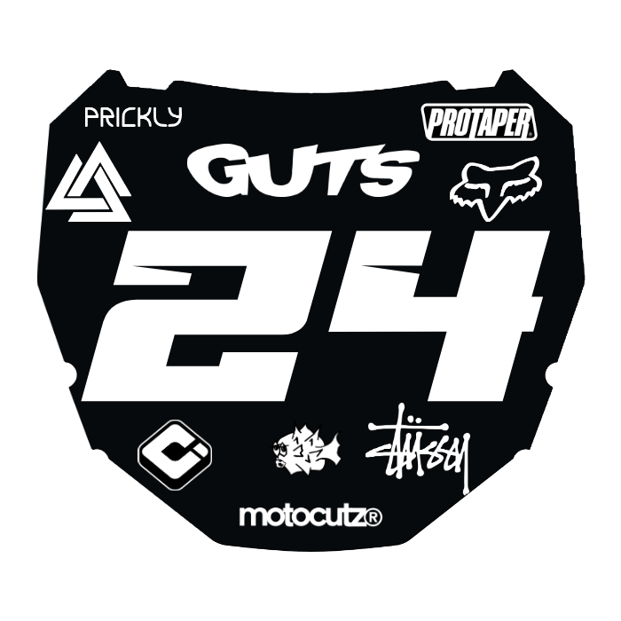 CUSTOM ODI NUMBER PLATE DECAL