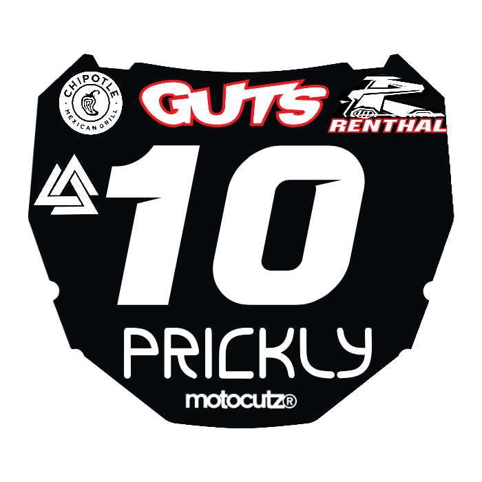 CUSTOM ODI NUMBER PLATE DECAL