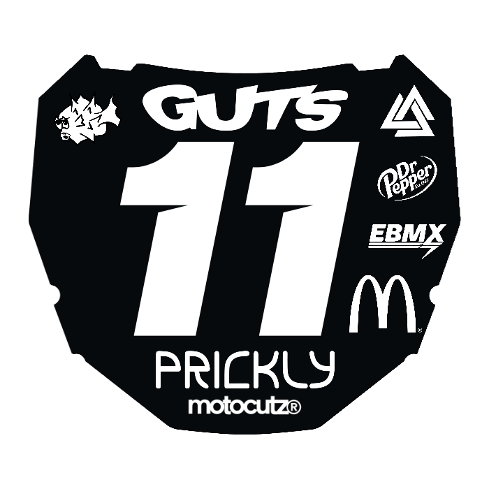 CUSTOM ODI NUMBER PLATE DECAL