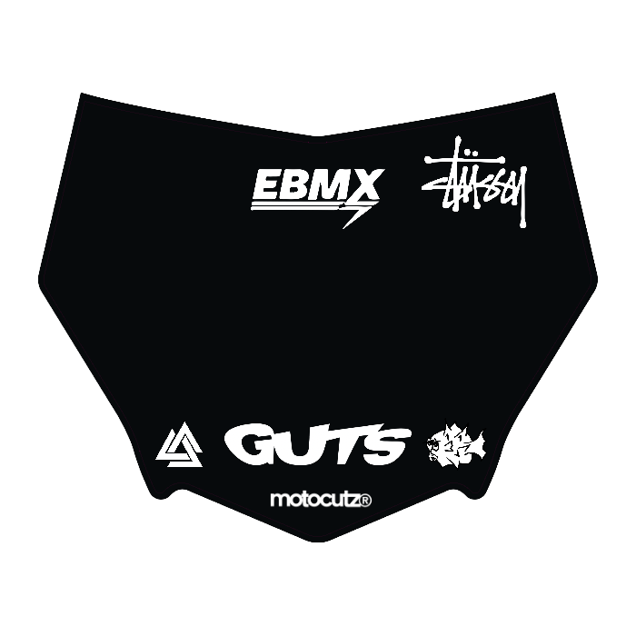 CUSTOM MOTOCUTZ FRONT PLATE DECAL