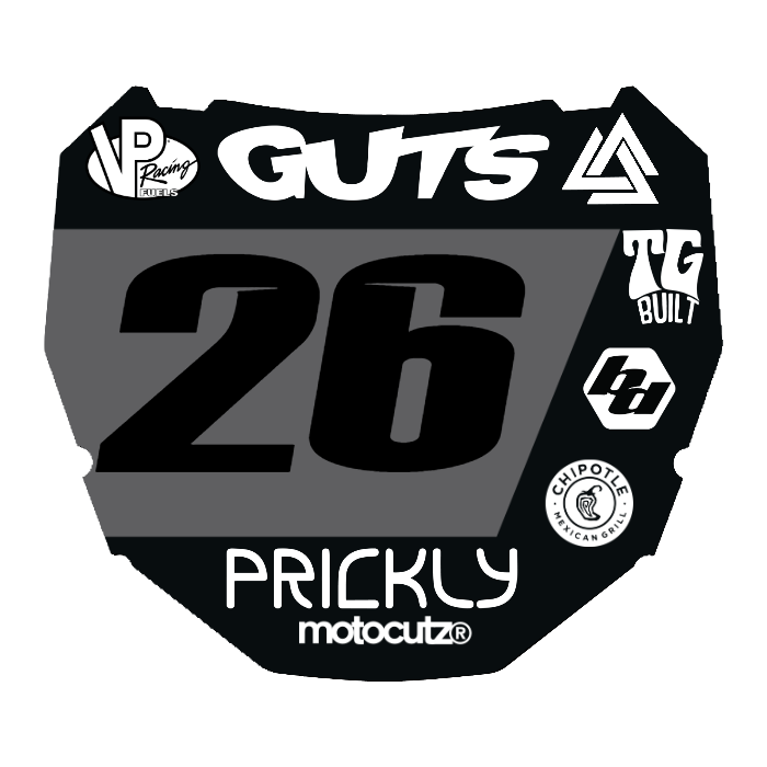 CUSTOM ODI NUMBER PLATE DECAL