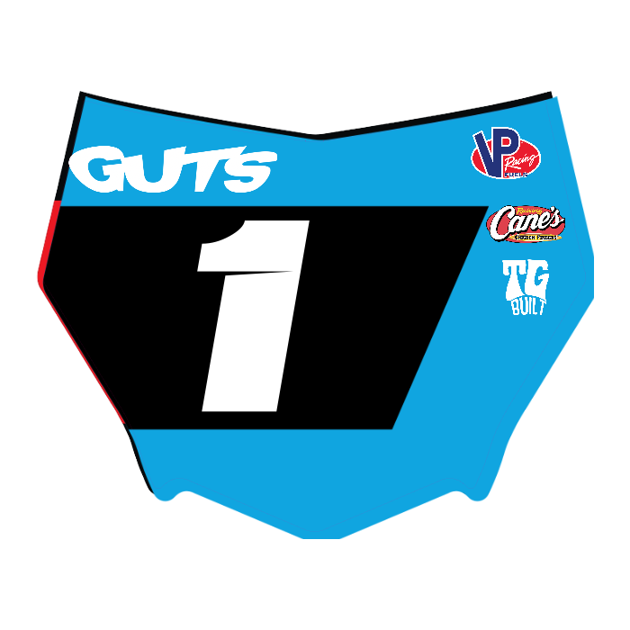 CUSTOM MOTOCUTZ FRONT PLATE DECAL