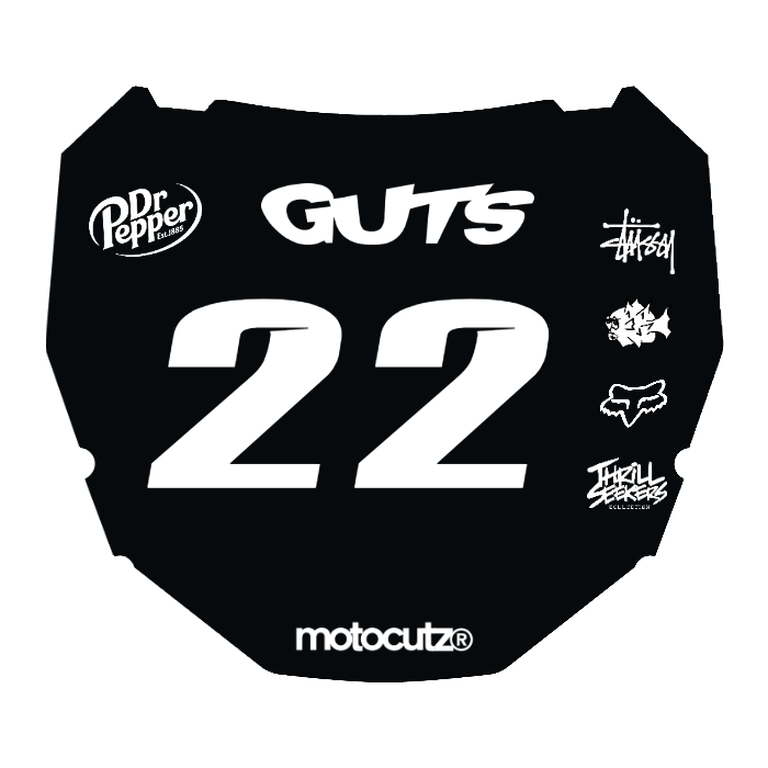 CUSTOM ODI NUMBER PLATE DECAL