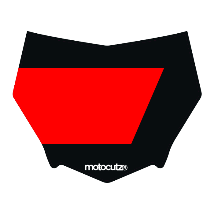 CUSTOM MOTOCUTZ FRONT PLATE DECAL