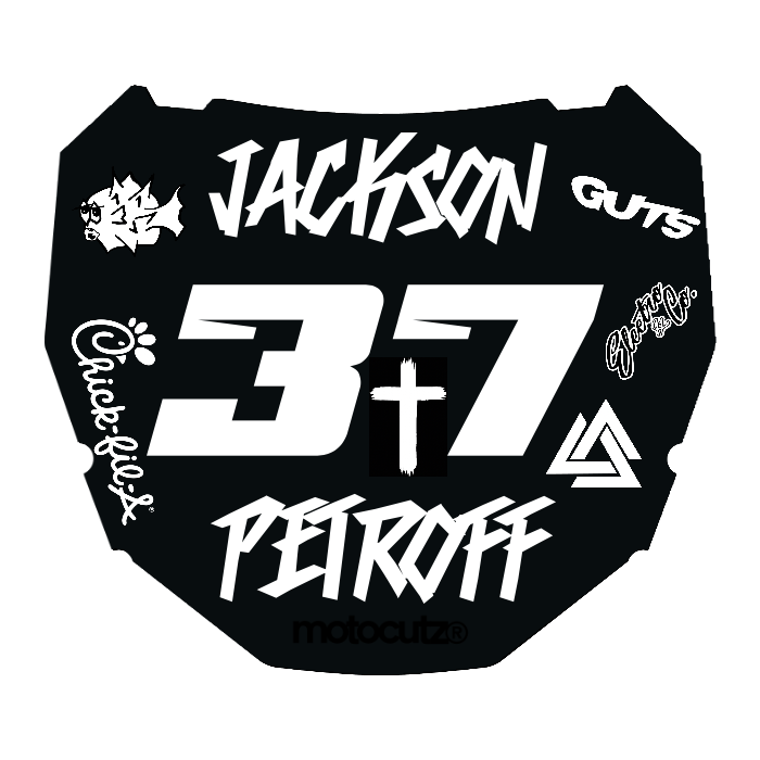 CUSTOM ODI NUMBER PLATE DECAL