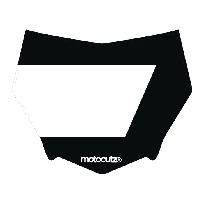 CUSTOM MOTOCUTZ FRONT PLATE DECAL