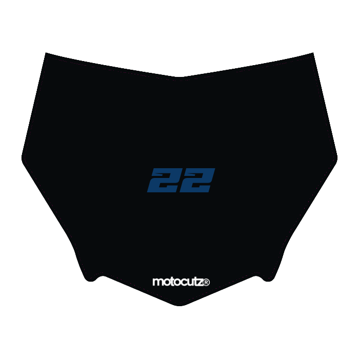 CUSTOM MOTOCUTZ FRONT PLATE DECAL