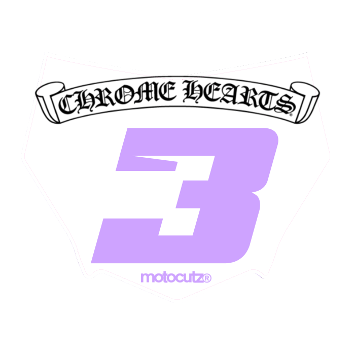 CUSTOM MOTOCUTZ FRONT PLATE DECAL