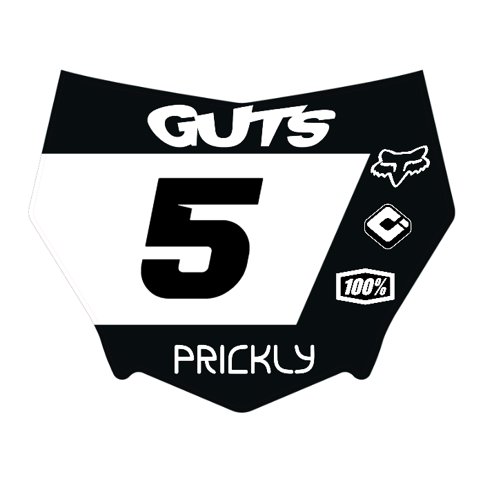CUSTOM MOTOCUTZ FRONT PLATE DECAL