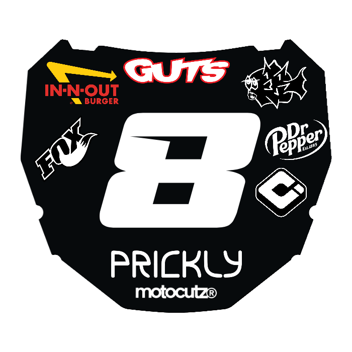CUSTOM ODI NUMBER PLATE DECAL