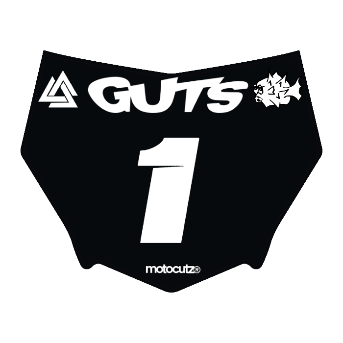 CUSTOM MOTOCUTZ FRONT PLATE DECAL