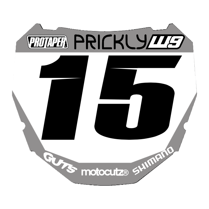 CUSTOM ODI NUMBER PLATE DECAL
