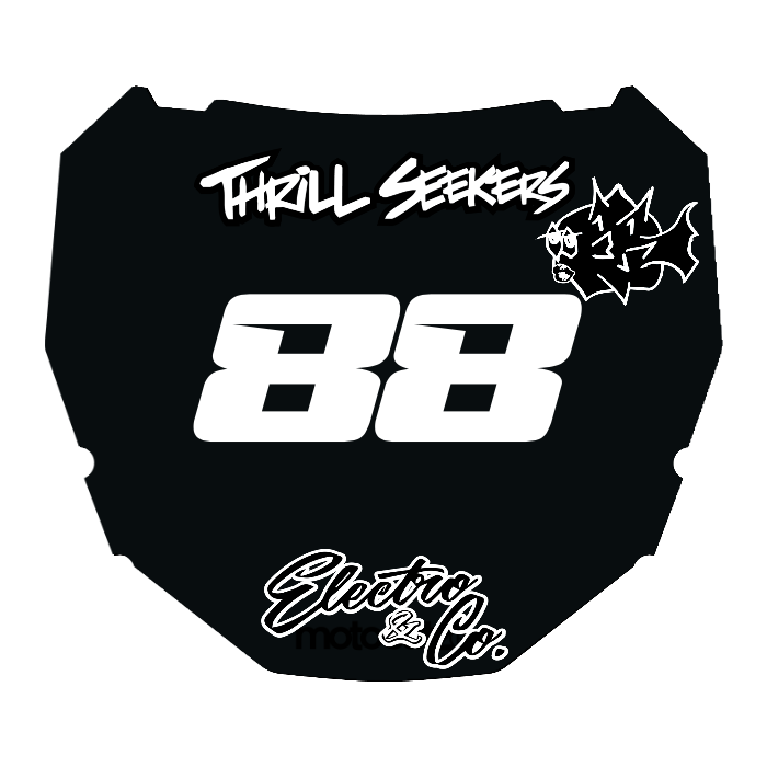 CUSTOM ODI NUMBER PLATE DECAL