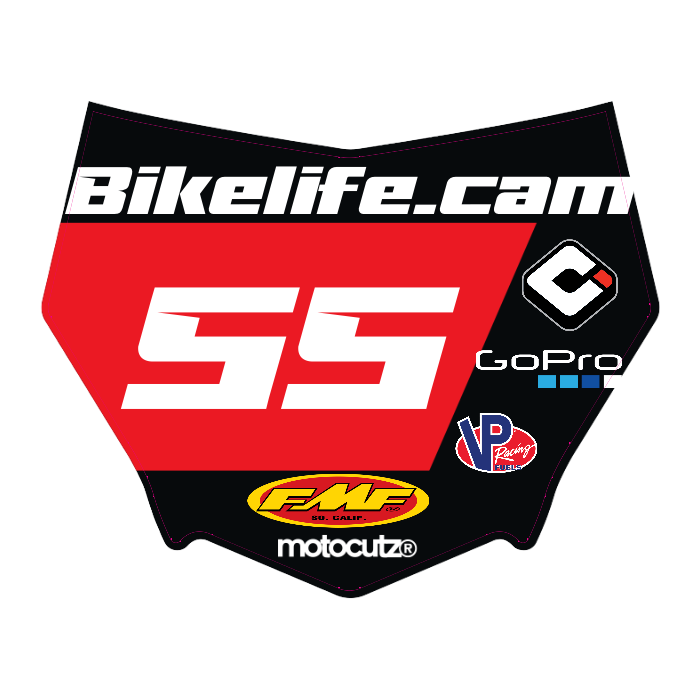 CUSTOM MOTOCUTZ FRONT PLATE DECAL