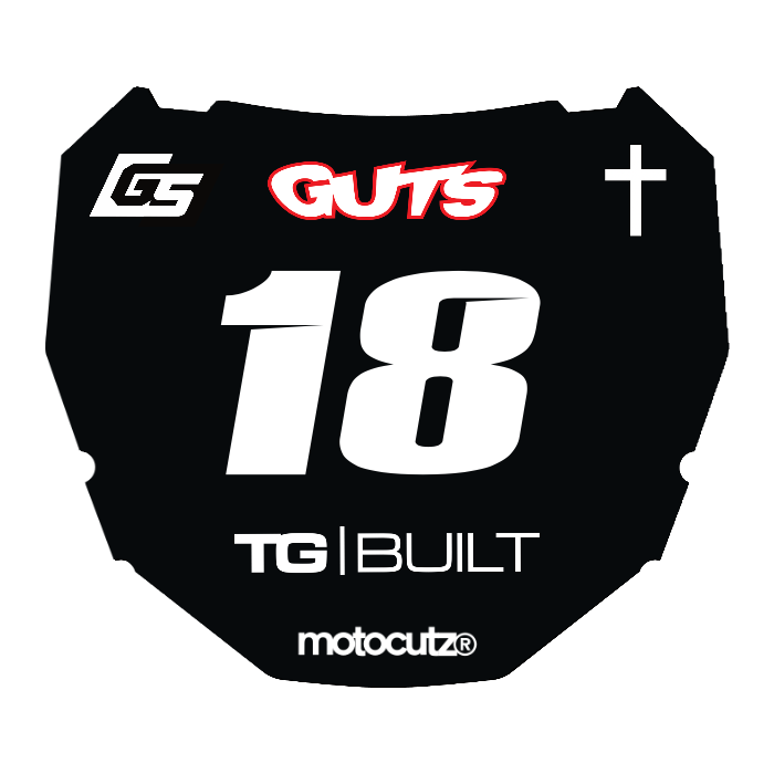 CUSTOM ODI NUMBER PLATE DECAL
