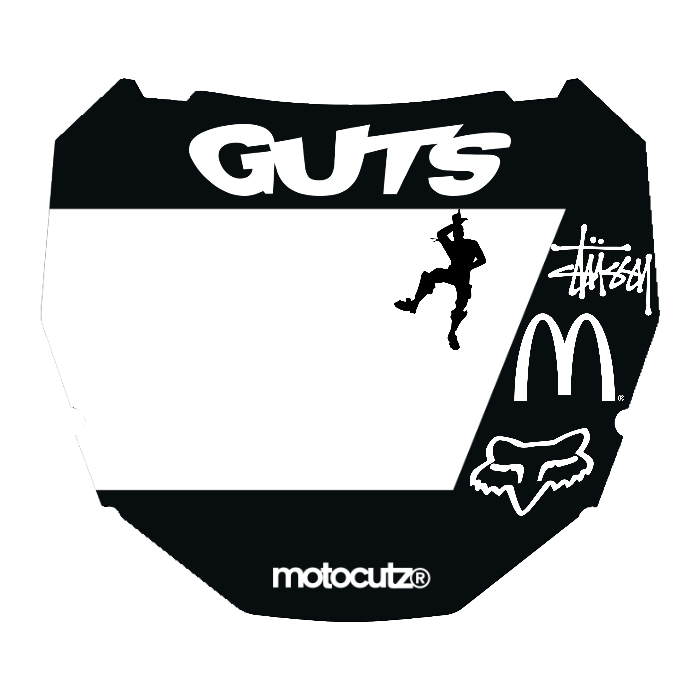 CUSTOM ODI NUMBER PLATE DECAL