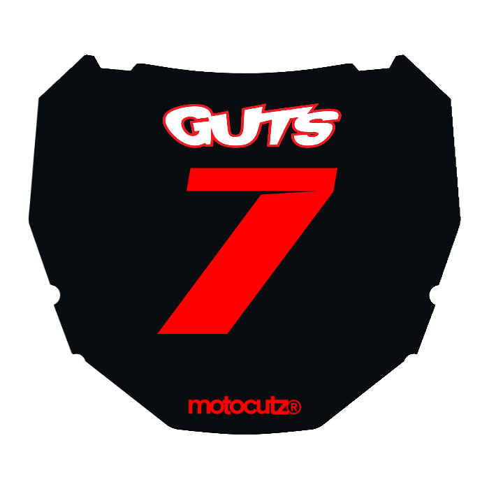 CUSTOM ODI NUMBER PLATE DECAL