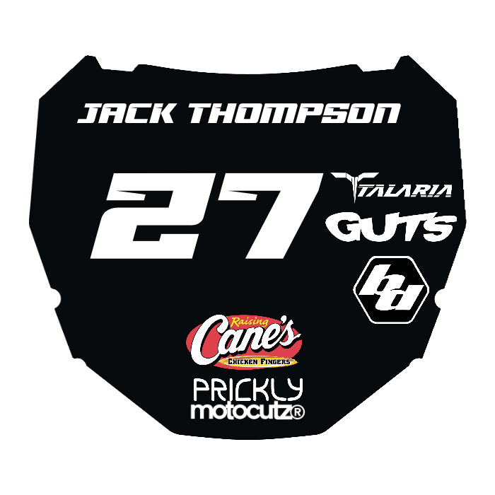 CUSTOM ODI NUMBER PLATE DECAL