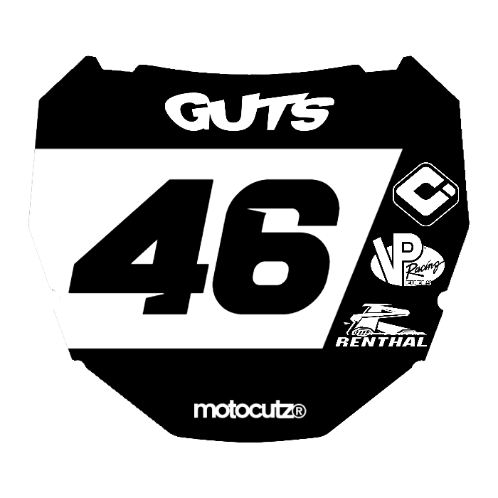 CUSTOM ODI NUMBER PLATE DECAL