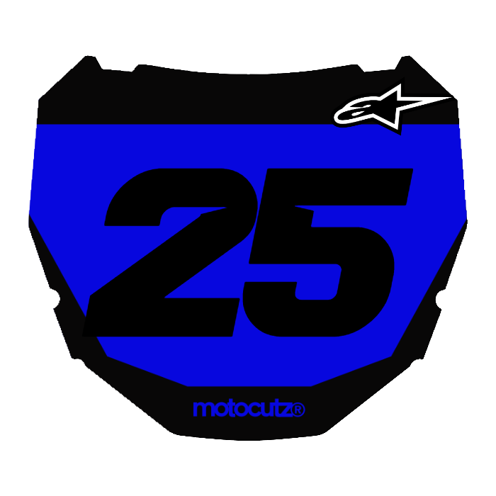 CUSTOM ODI NUMBER PLATE DECAL