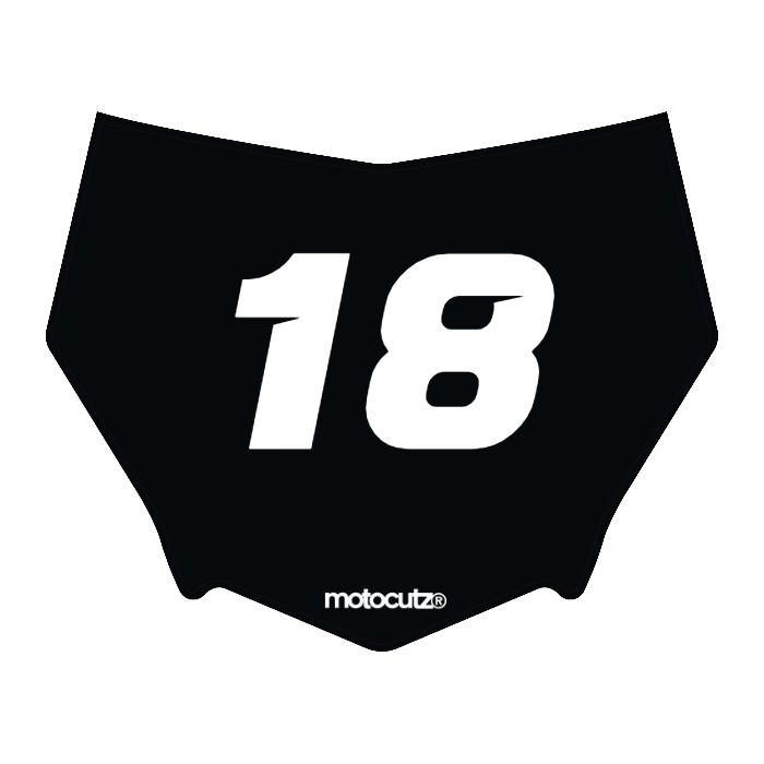 CUSTOM MOTOCUTZ FRONT PLATE DECAL