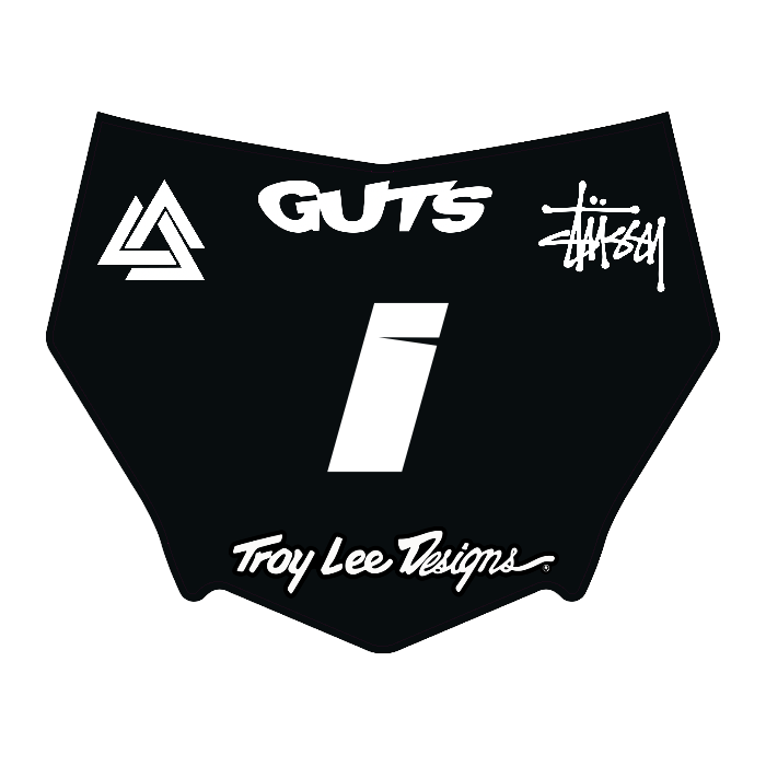 CUSTOM MOTOCUTZ FRONT PLATE DECAL