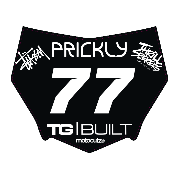 CUSTOM MOTOCUTZ FRONT PLATE DECAL