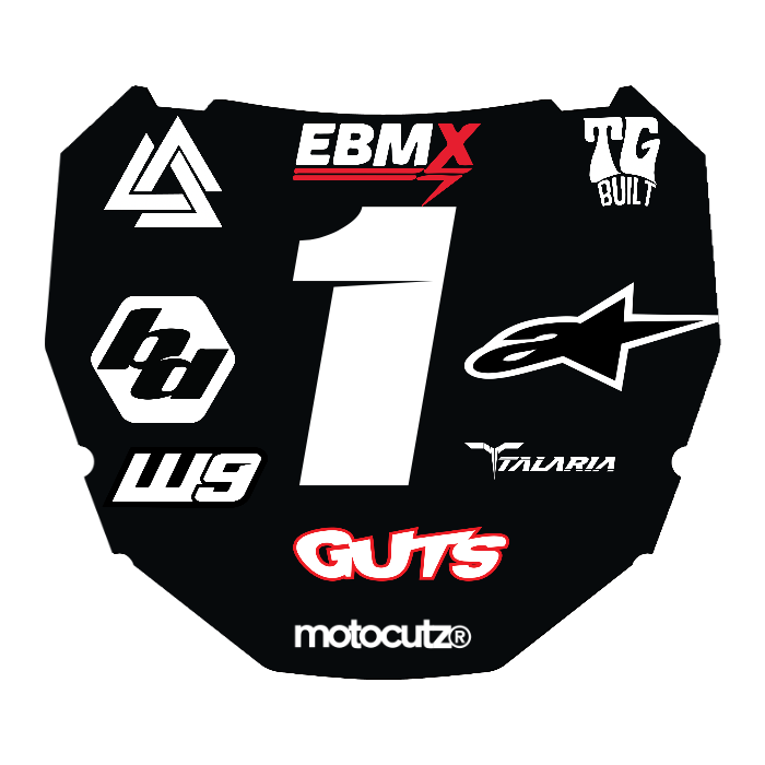 CUSTOM ODI NUMBER PLATE DECAL