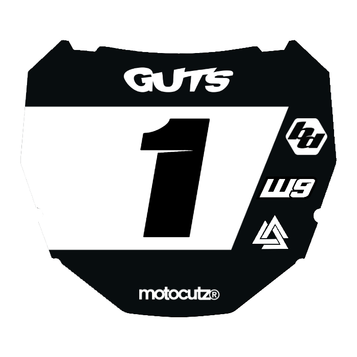 CUSTOM ODI NUMBER PLATE DECAL