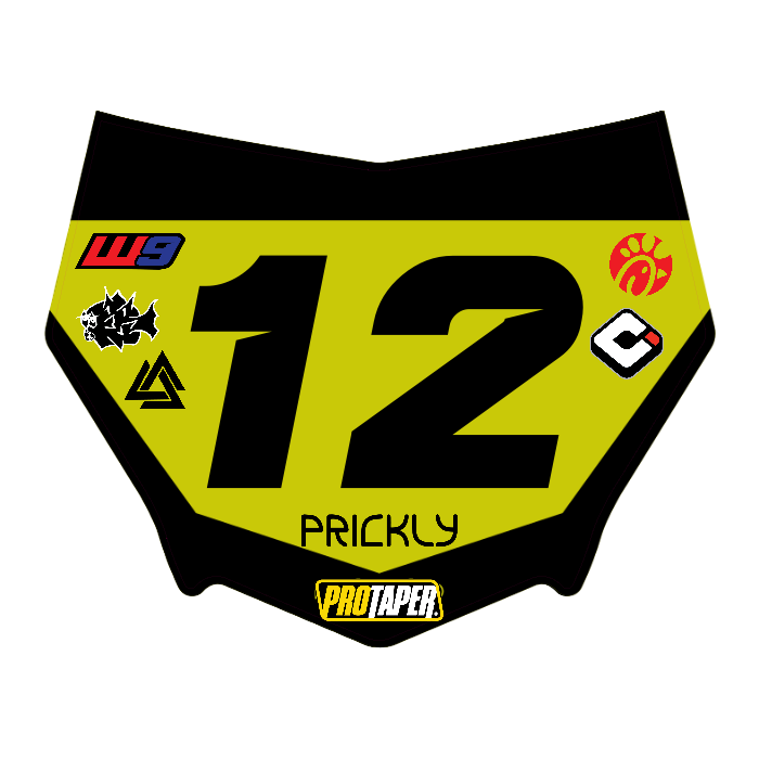 CUSTOM MOTOCUTZ FRONT PLATE DECAL