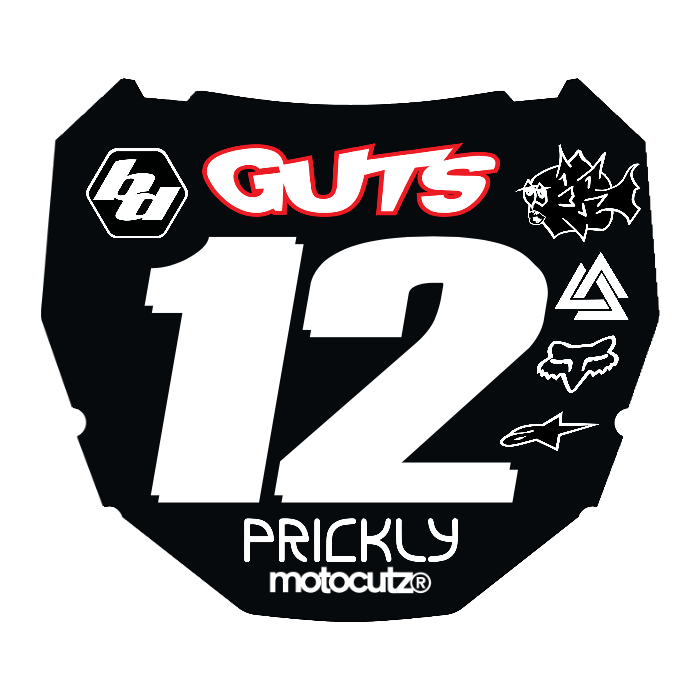 CUSTOM ODI NUMBER PLATE DECAL